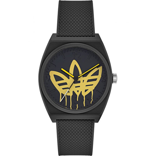 Adidas Black Synthetic Sport Watch Adidas