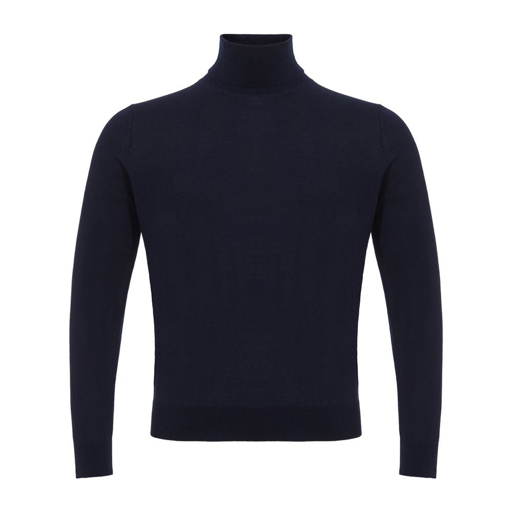 Colombo Blue Cashmere Turtleneck Colombo