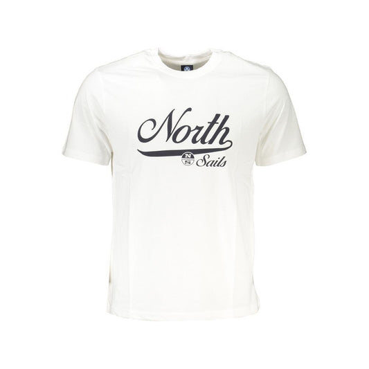 North Sails White Cotton T-Shirt North Sails