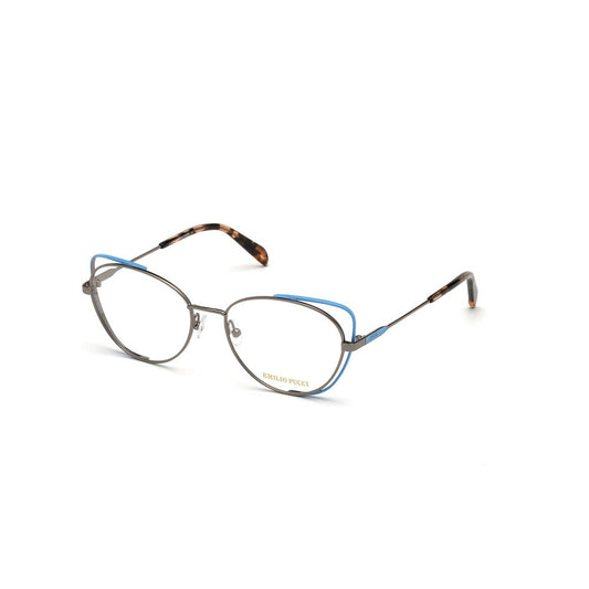 Emilio Pucci Gray Metal Glasses (Frames) Emilio Pucci