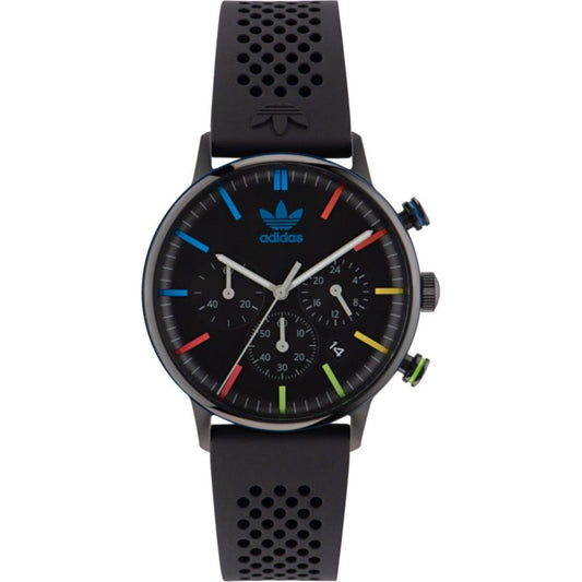 Adidas Black Synthetic Sport Watch Adidas