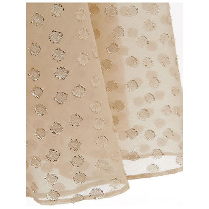 Lardini Beige Cotton Cocktail Dress Lardini