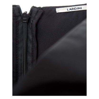Lardini Black Polyester Cocktail Dress Lardini