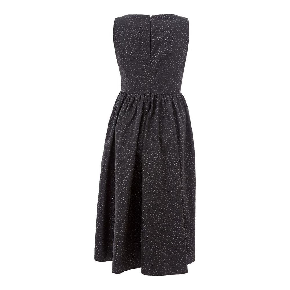 Lardini Black Polyethylene Casual Dress