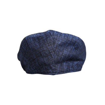 Dolce & Gabbana Blue Cotton Stretch Newsboy Hat