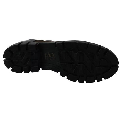 EBARRITO Multicolor Leather Suede Zipper Ankle Boots Shoes EBARRITO