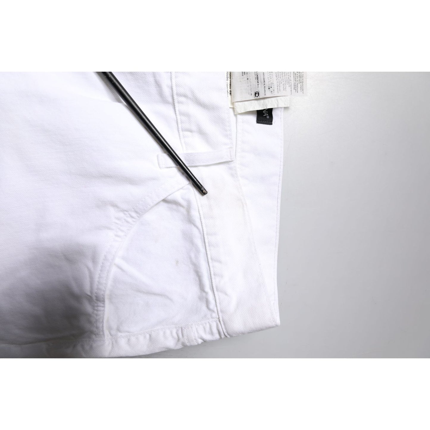 Dolce & Gabbana White Cotton Straight Men Denim Jeans Dolce & Gabbana