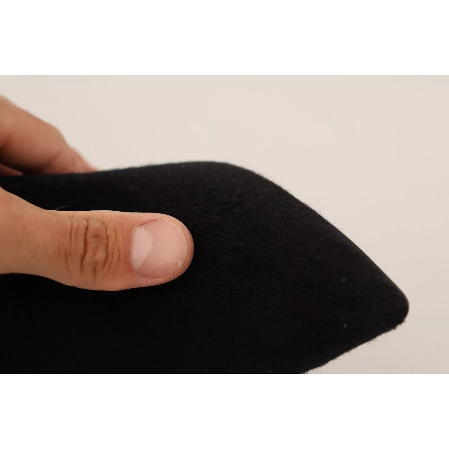 GCDS Black Suede Logo Socks Block Heel Ankle Boots Shoes GCDS