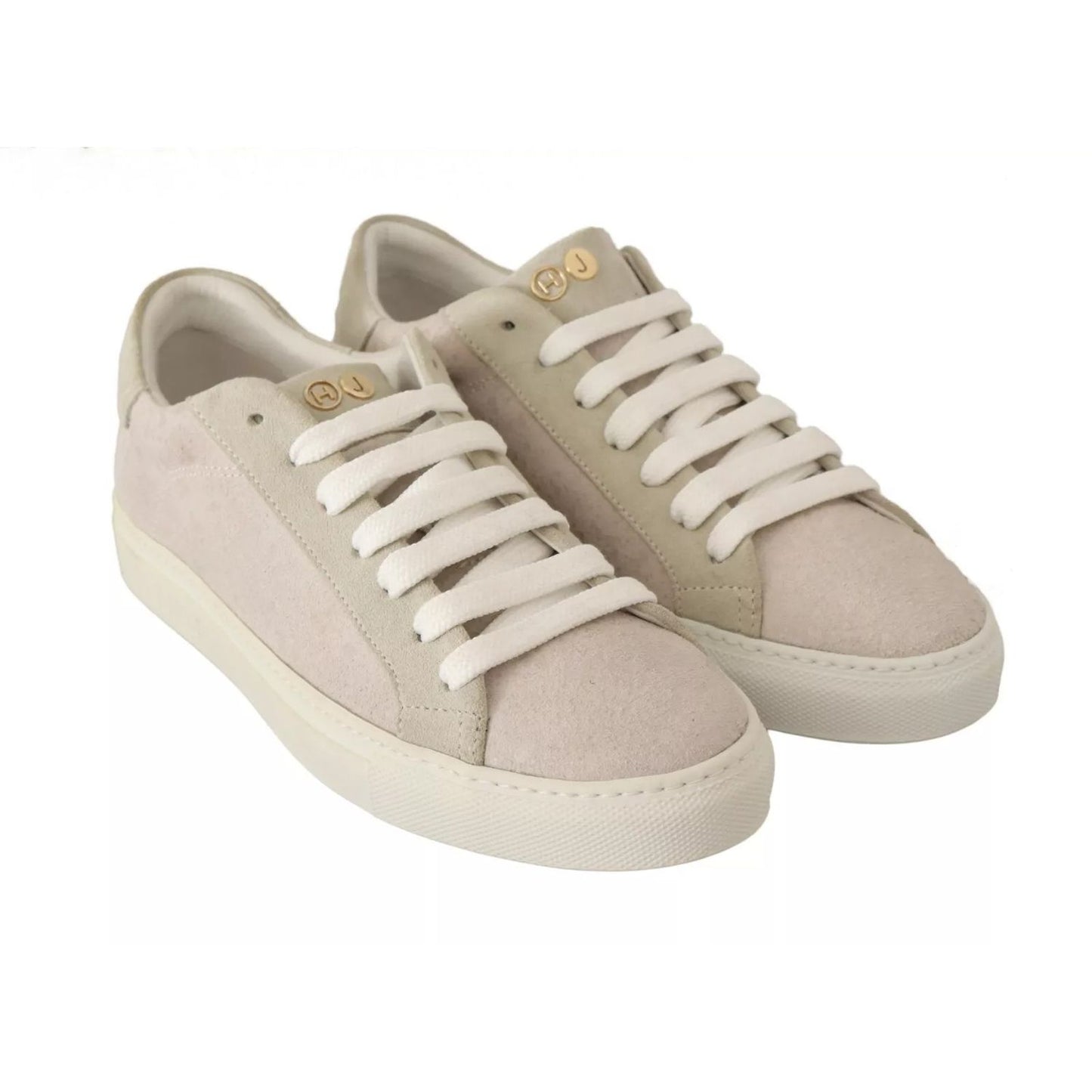 HIDE & JACK Off White Low Top Lace Up Sneakers Shoes HIDE & JACK