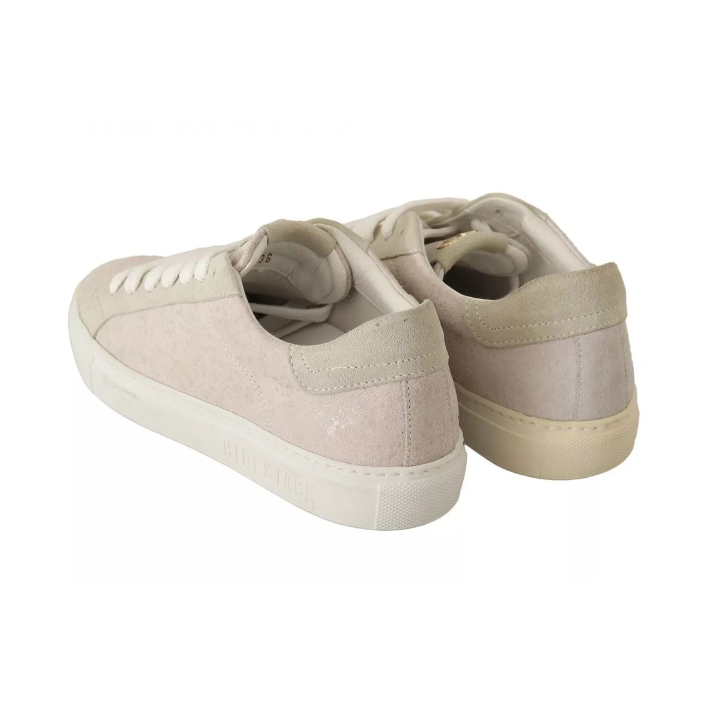 HIDE & JACK Off White Low Top Lace Up Sneakers Shoes HIDE & JACK