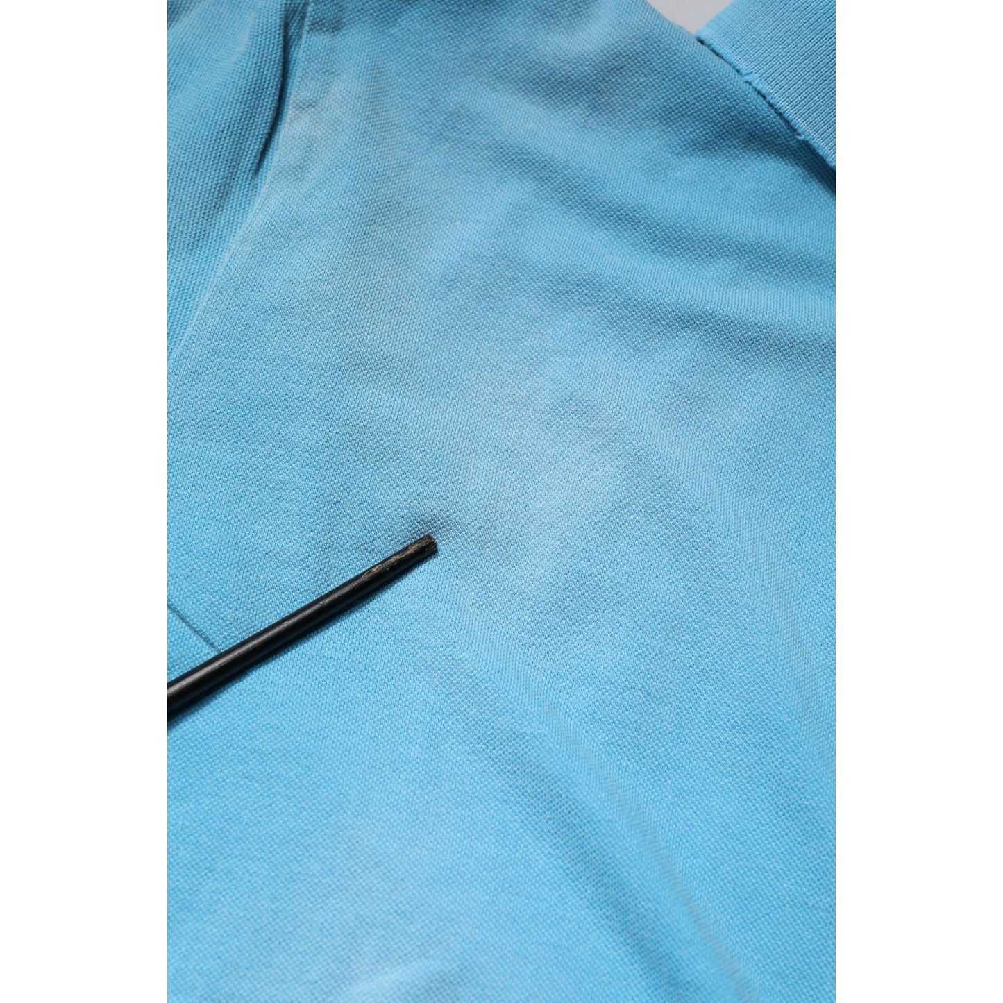 Dolce & Gabbana Blue Cotton Crown Collared Men Polo T-shirt Dolce & Gabbana