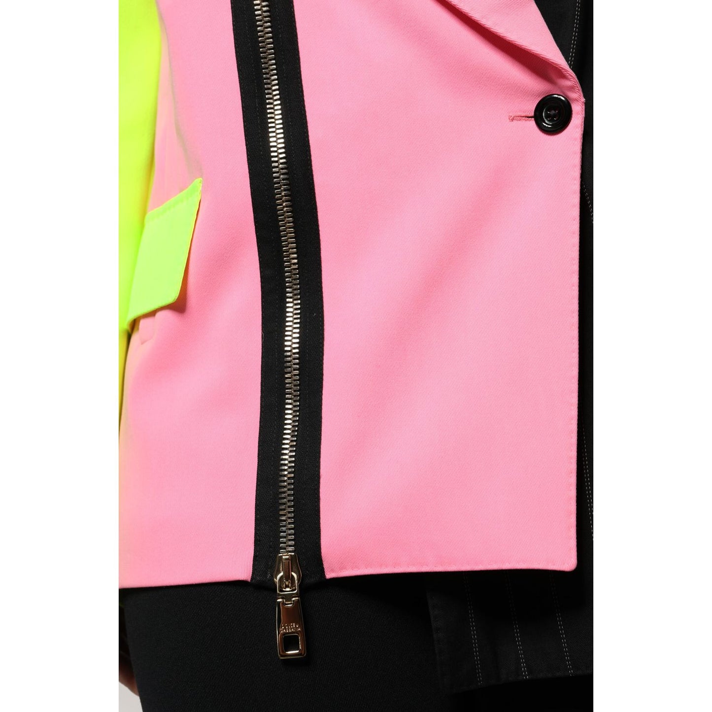 Dolce & Gabbana Multicolor Patchwork Embellished Coat Jacket Dolce & Gabbana