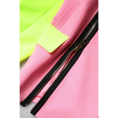 Dolce & Gabbana Multicolor Patchwork Embellished Coat Jacket Dolce & Gabbana