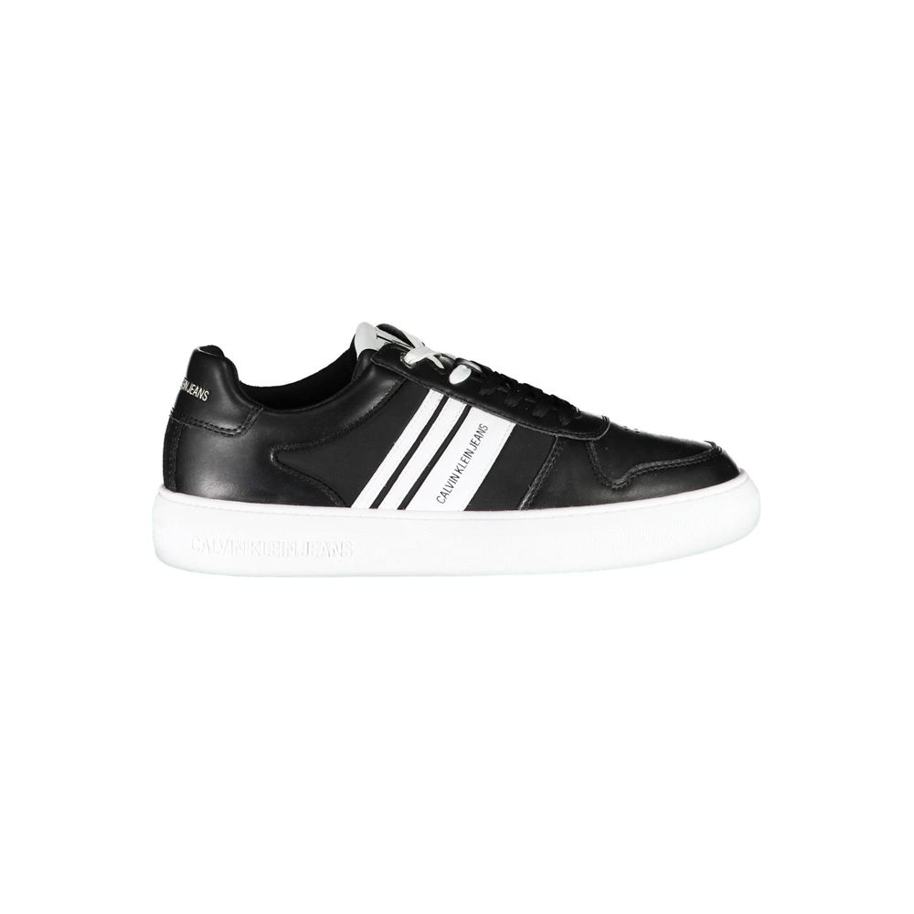 Calvin Klein Nero Polyester Men Sneaker