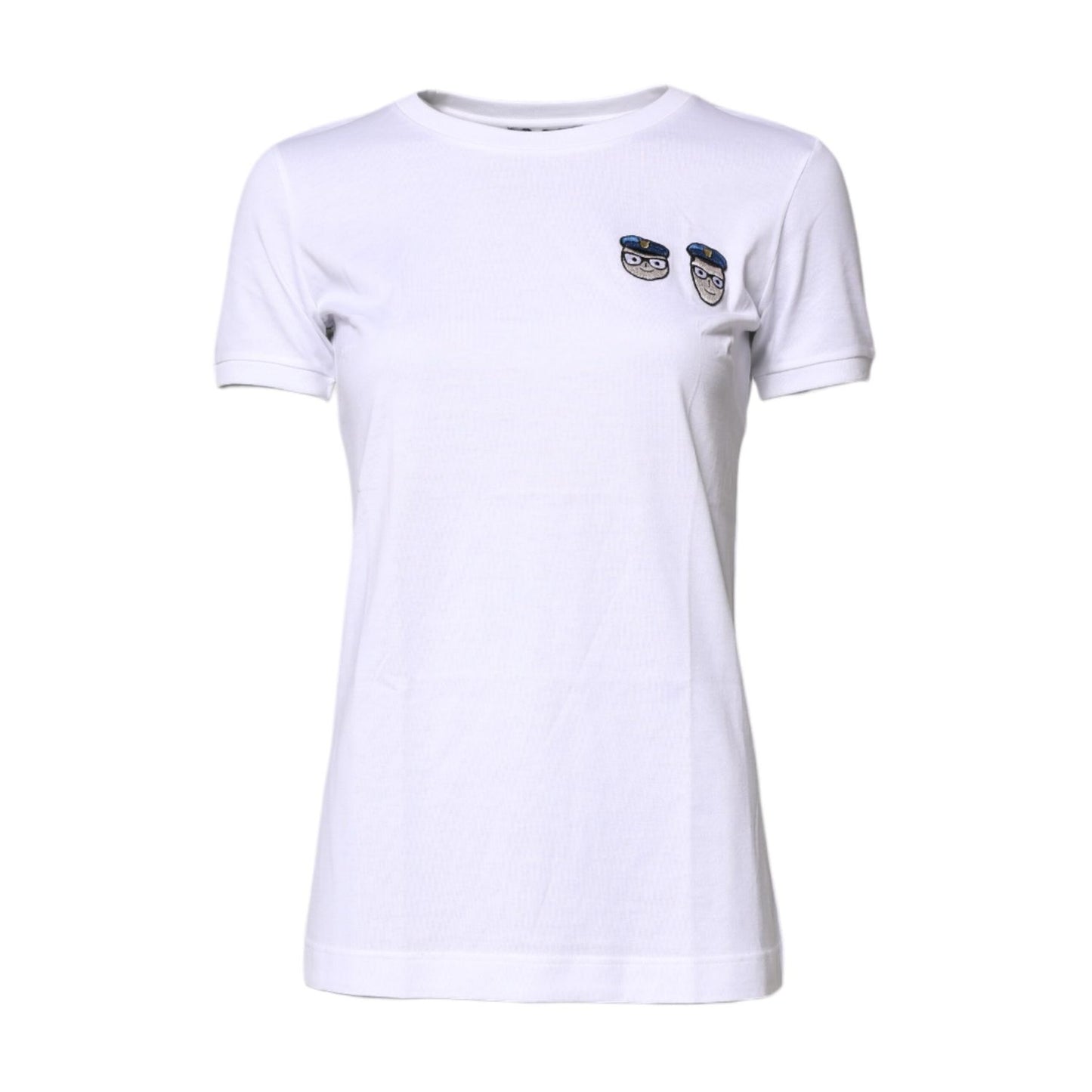 Dolce & Gabbana White #DGFamily Cotton Crew Neck T-shirt