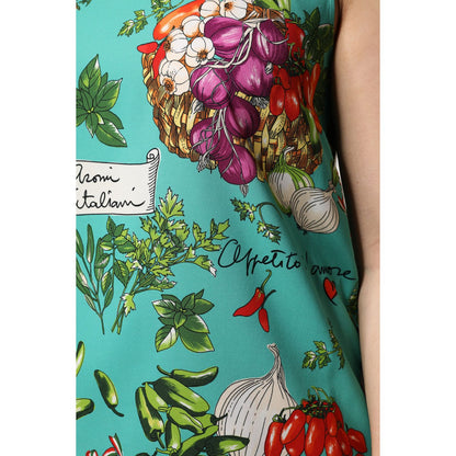 Dolce & Gabbana Multicolor Floral Silk Sleeveless Tank Top Dolce & Gabbana