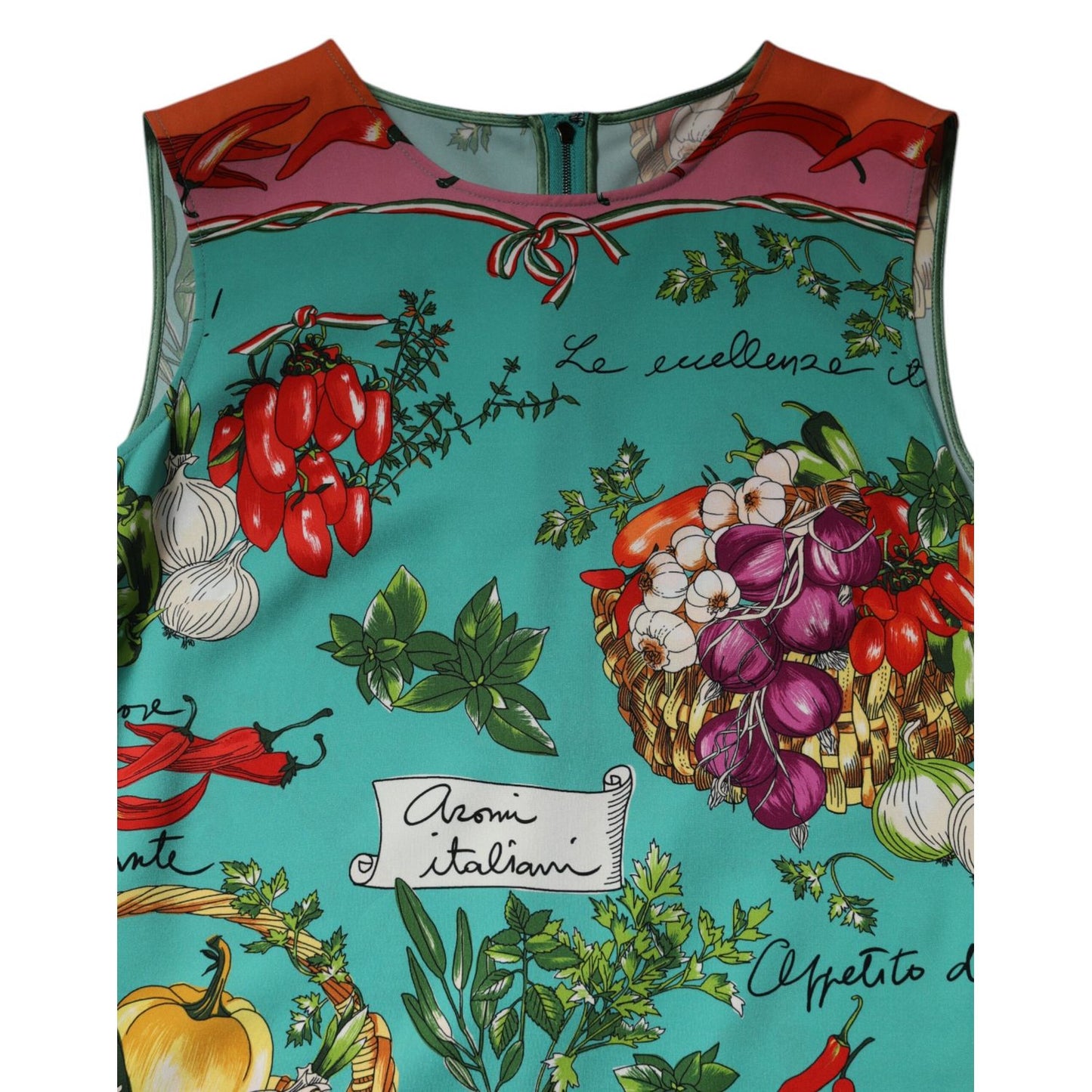 Dolce & Gabbana Multicolor Floral Silk Sleeveless Tank Top Dolce & Gabbana