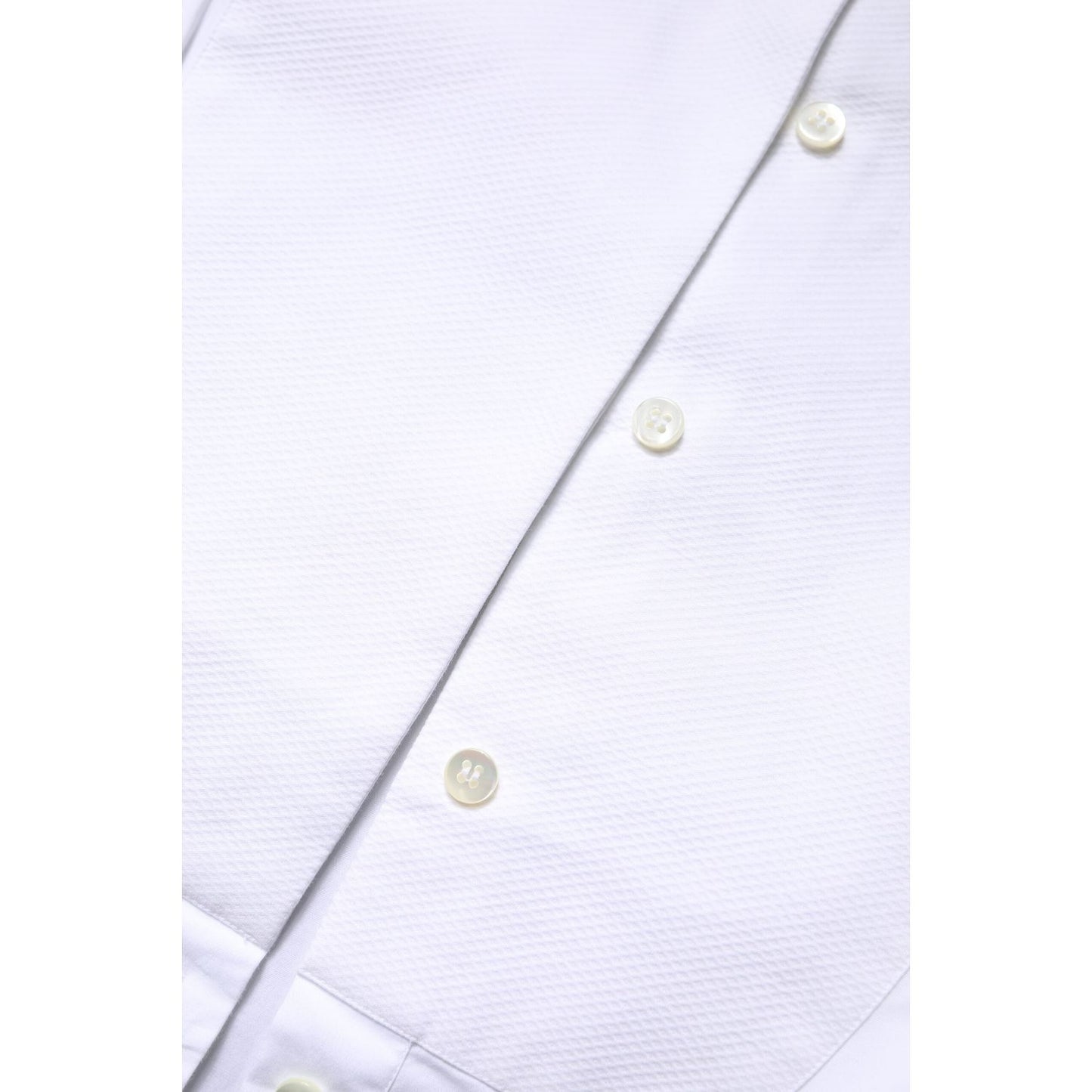 Dolce & Gabbana White Cotton Dress Collared Dress Shirt Top Dolce & Gabbana