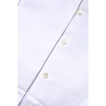 Dolce & Gabbana White Cotton Dress Collared Dress Shirt Top Dolce & Gabbana