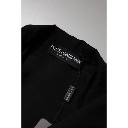 Dolce & Gabbana Black Silk Sheer Long Sleeves Blouse Top Dolce & Gabbana