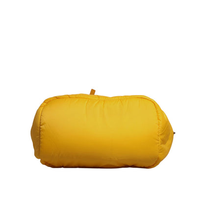 Dolce & Gabbana Yellow Orange Nylon Logo Plaque Hand Shoulder Duffle Bag Dolce & Gabbana