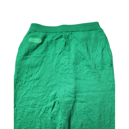 Dsquared² Green Cotton Elastic Waist Men Casual Pants Dsquared²