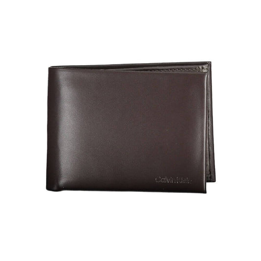 Calvin Klein Marrone Leather Men Wallet