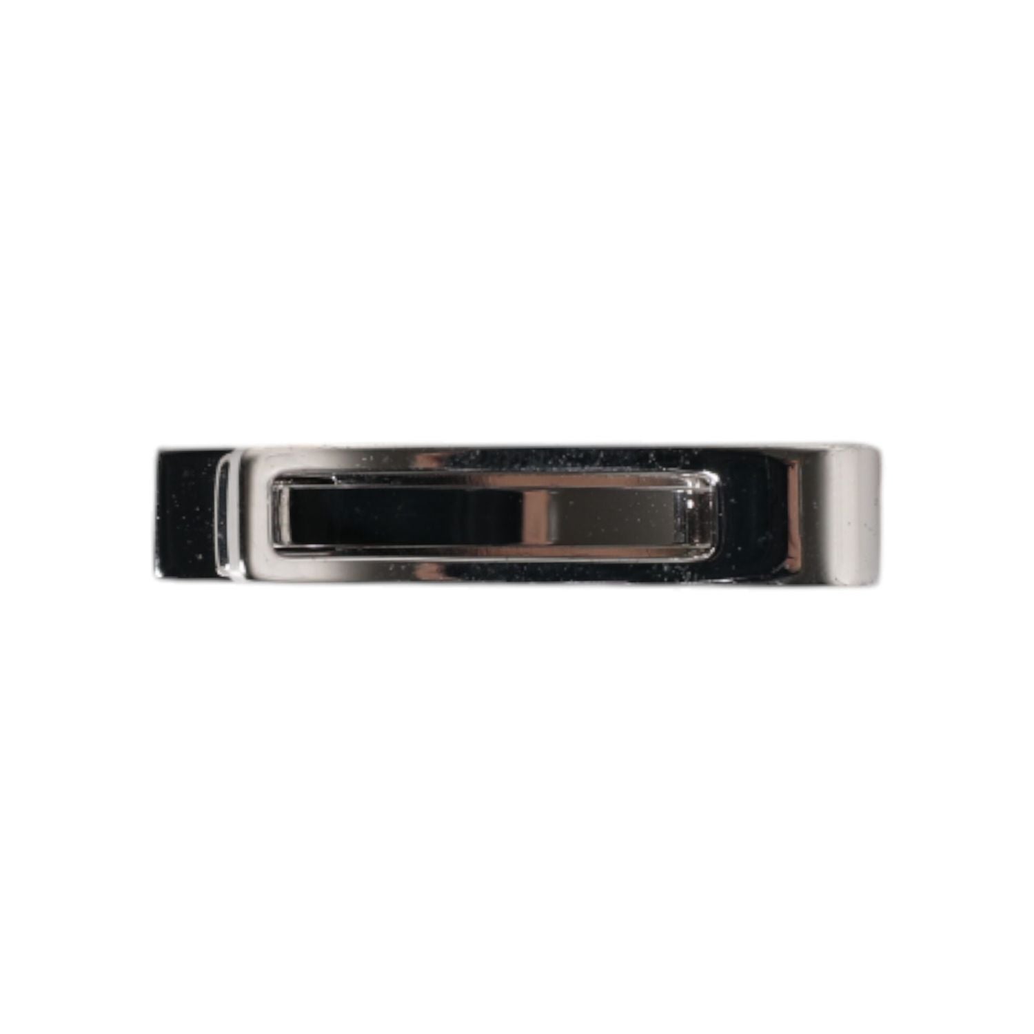 Dolce & Gabbana Silver Tone Brass Logo Branded Tie Clip Bar