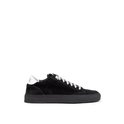 P448 Black Suede Leather Athletic Sneakers