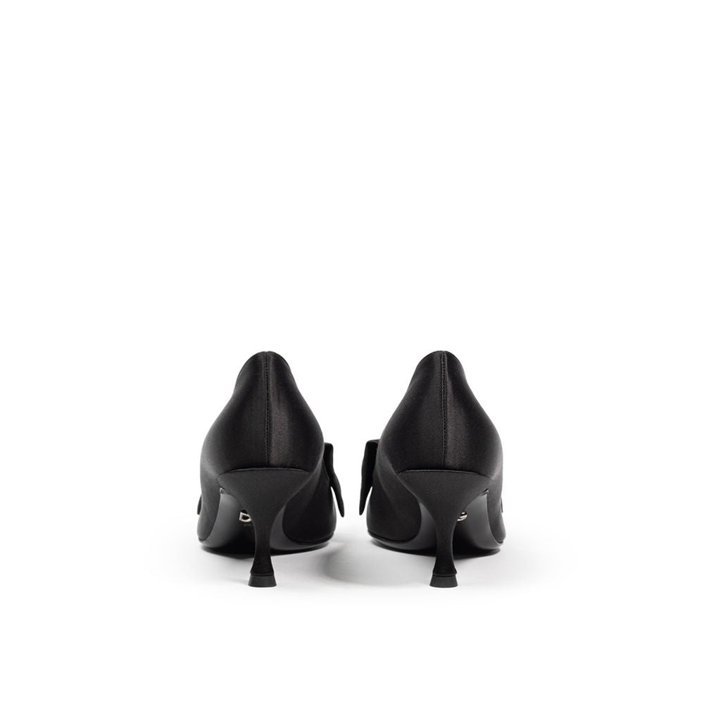 Dolce & Gabbana Black Viscose Pumps