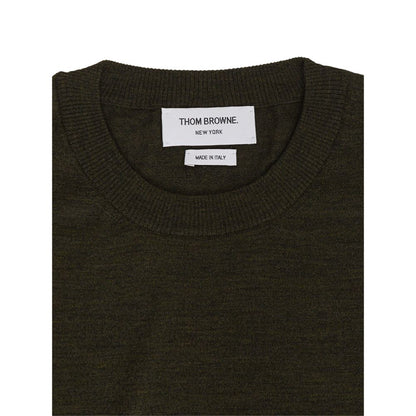 Thom Browne Green Wool Sweatshirt
