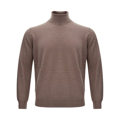 KANGRA Brown Wool Turtleneck KANGRA