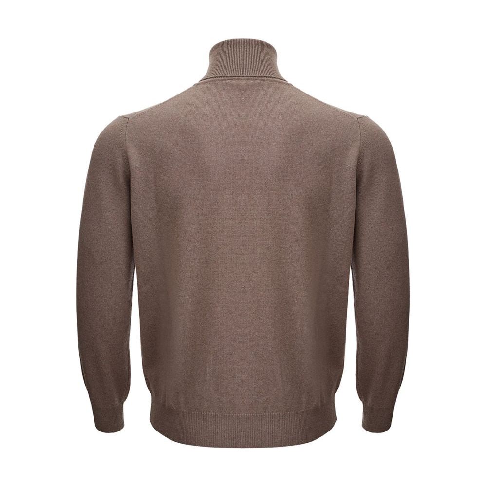 KANGRA Brown Wool Turtleneck KANGRA