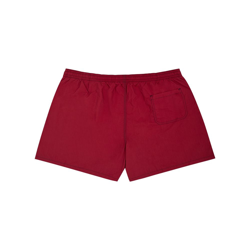 Malo Red Polyester Swim Shorts Malo