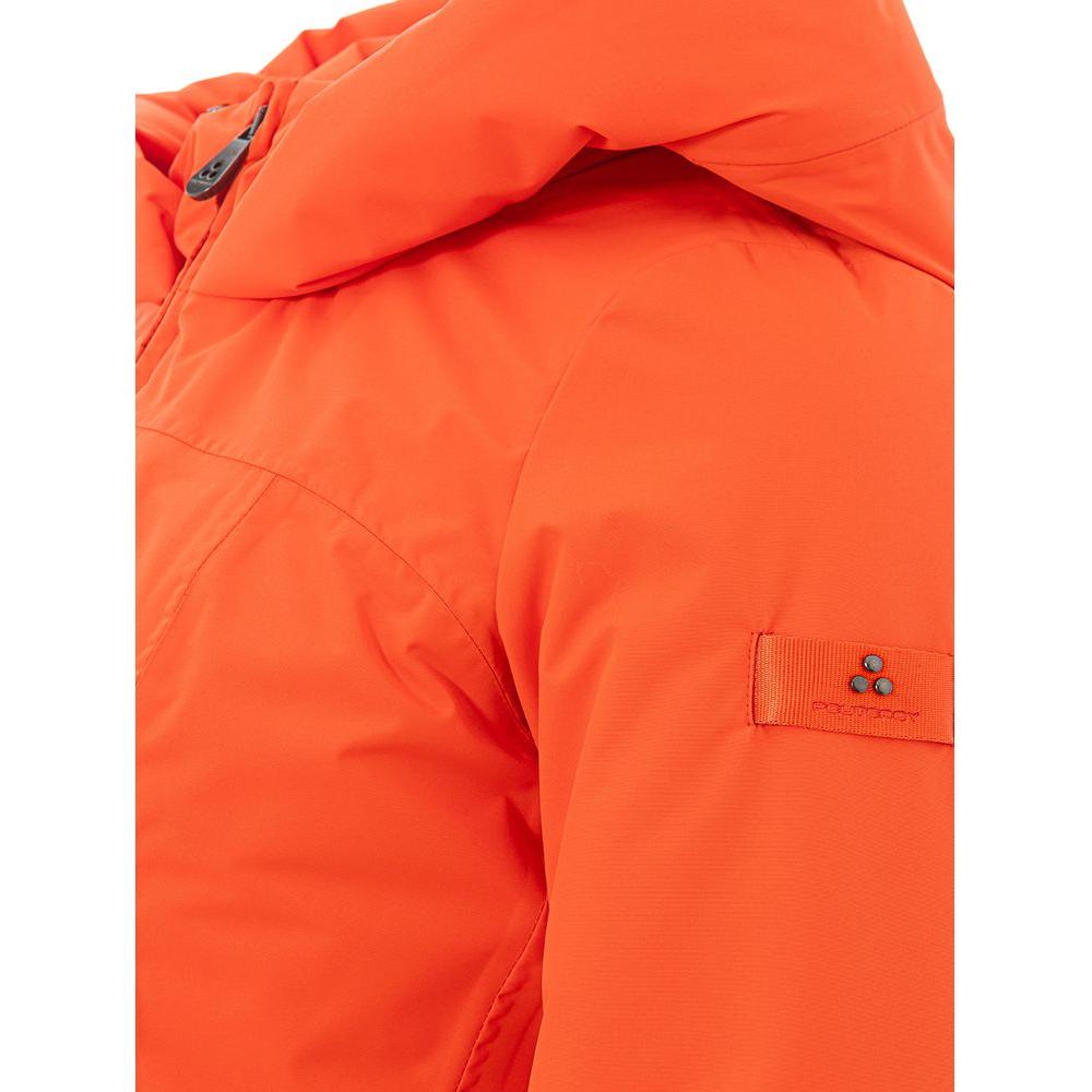 Peuterey Orange Polyester Full-Length Jacket Peuterey