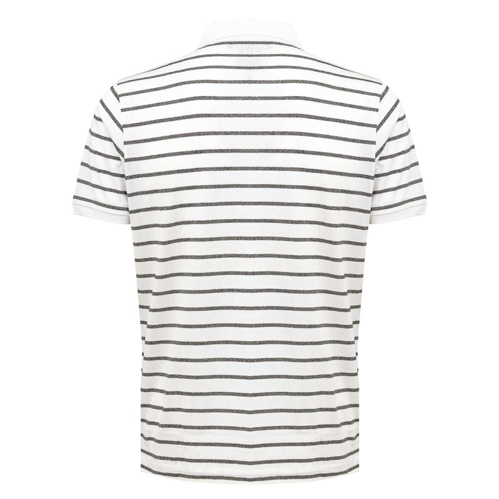 Dunhill White Cotton Polo Shirt Dunhill