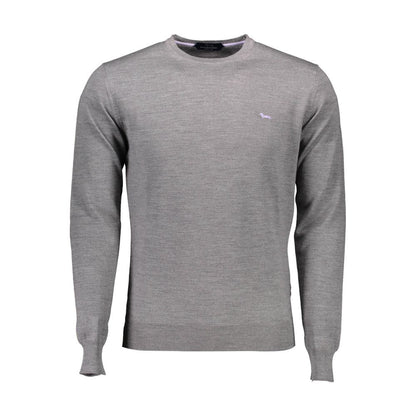 Harmont & Blaine Grigio Wool Men Sweater