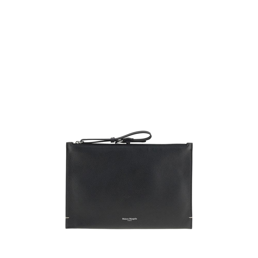 Margiela Black Calf Leather Bos Taurus Wallet Margiela