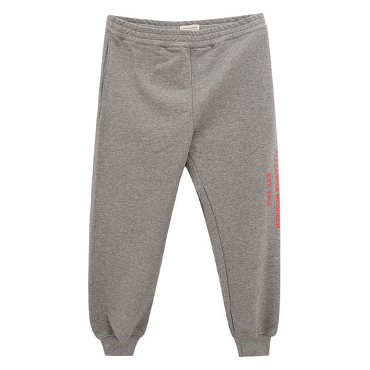 Alexander McQueen Gray Cotton Athletic Pants Alexander McQueen
