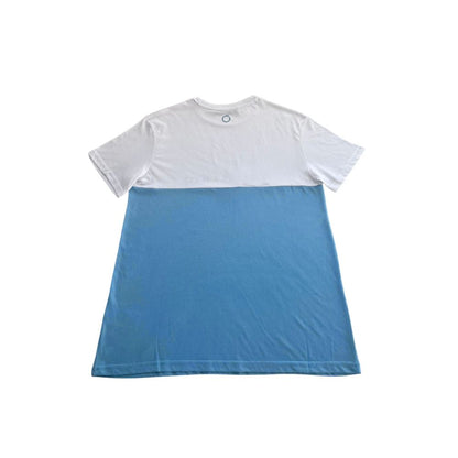 Trussardi Beachwear Light Blue Cotton Men T-Shirt