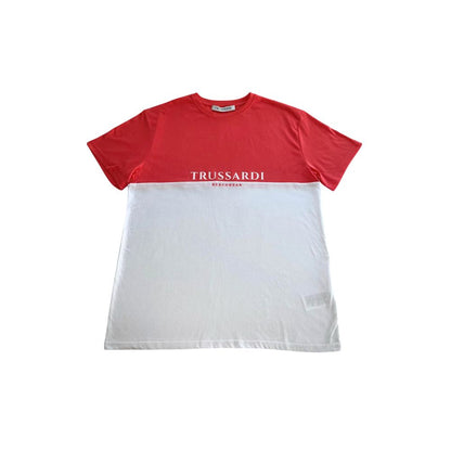Trussardi Beachwear White Polyester Men T-Shirt
