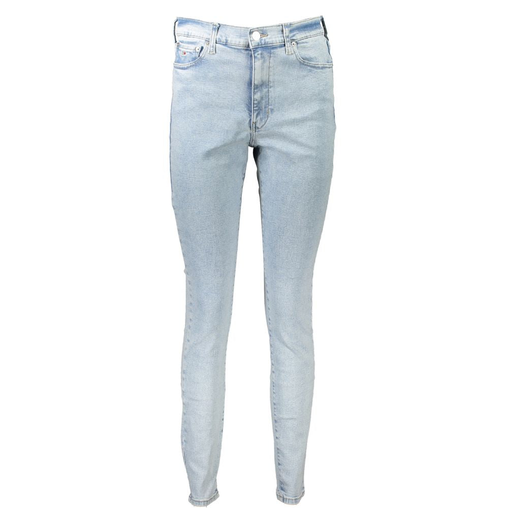 Tommy Hilfiger Blue Cotton Skinny Jeans Tommy Hilfiger