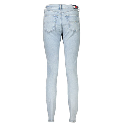 Tommy Hilfiger Blue Cotton Skinny Jeans Tommy Hilfiger