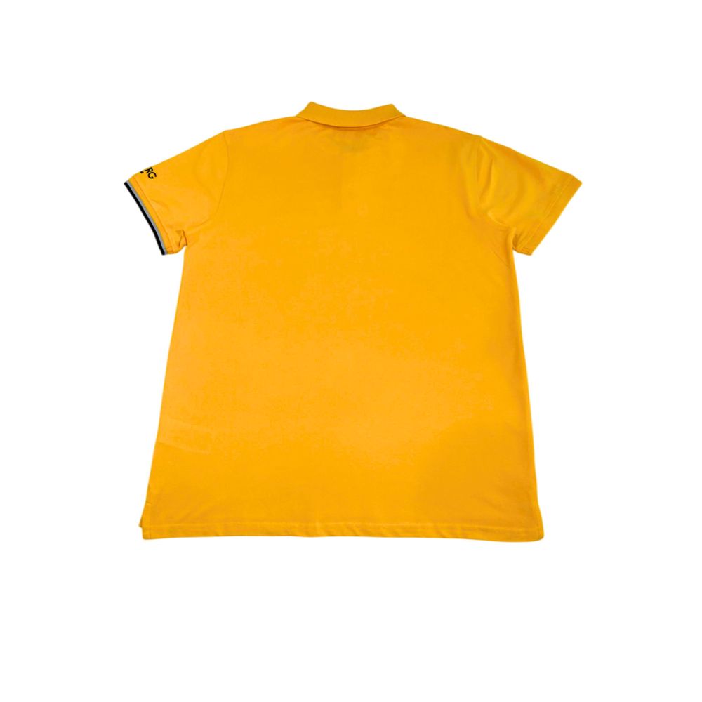 Iceberg Yellow Cotton Men Polo Shirt Iceberg