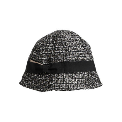Dolce & Gabbana Black Cotton Blend Bucket Hat