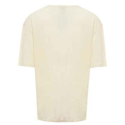 Corneliani Yellow Linen T-Shirt Corneliani