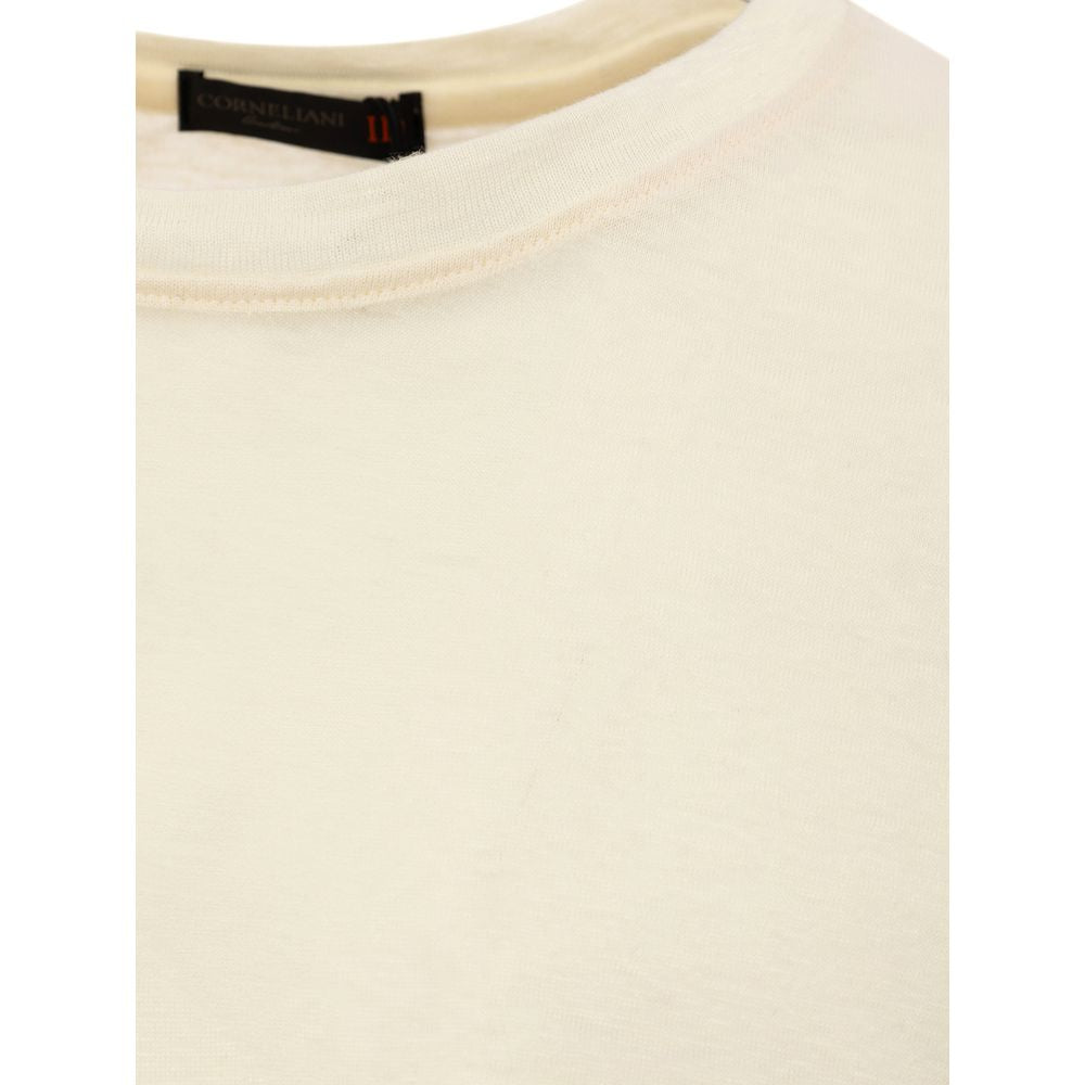 Corneliani Yellow Linen T-Shirt Corneliani