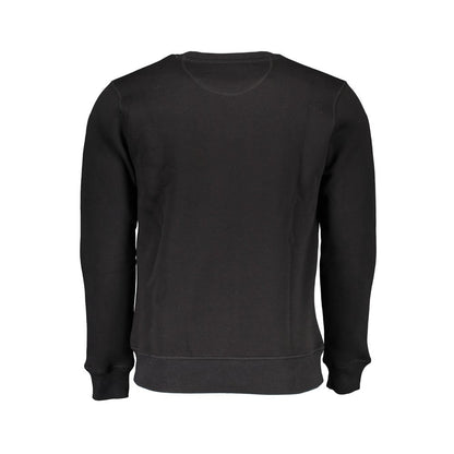 North Sails Black Cotton Men Sweatshirt