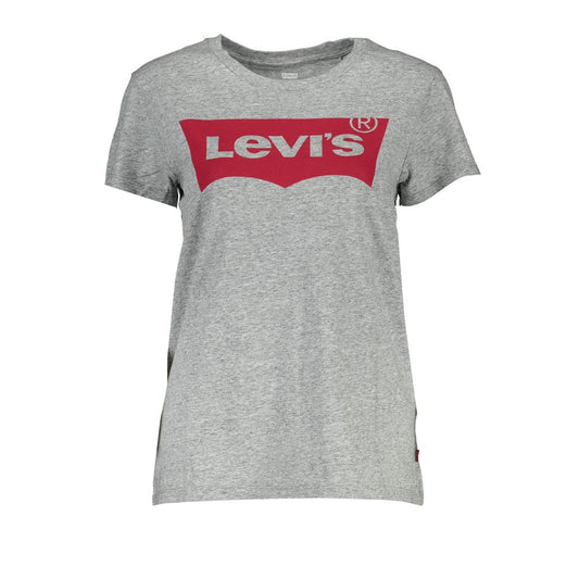 Levi's Grigio Cotton Women T-Shirt Levi's