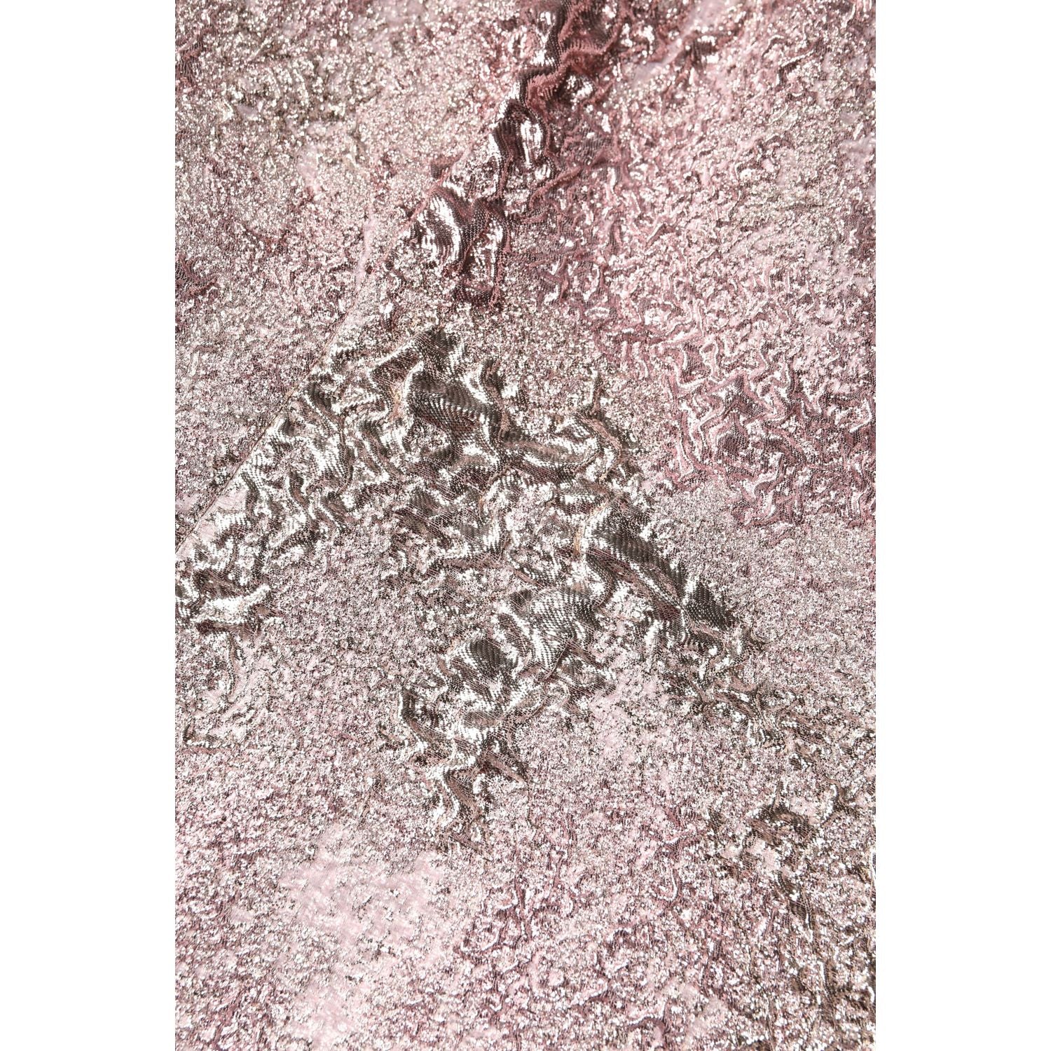 Dolce & Gabbana Pink Jacquard Sleeveless Sheath Mini Dress